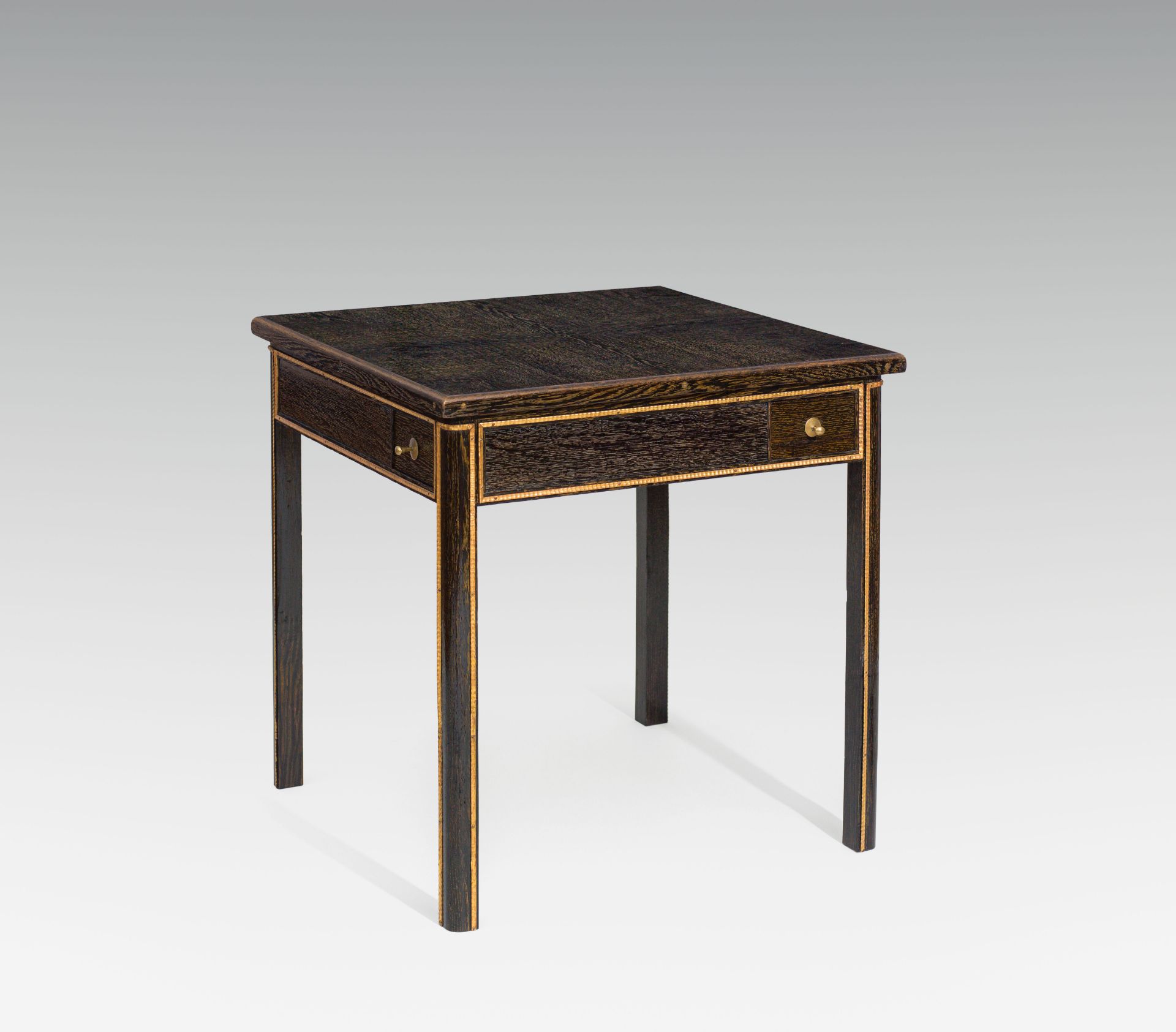 Josef Hoffmann (form) and Carl Otto Czeschka (decor): Gaming table for the hunting lodge Hochreith i - Image 2 of 3