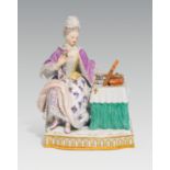 Meissen: Sitzende Dame