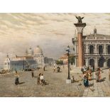 Paul Mucha: Venedig, Blick von der Piazzetta auf Santa Maria della Salute