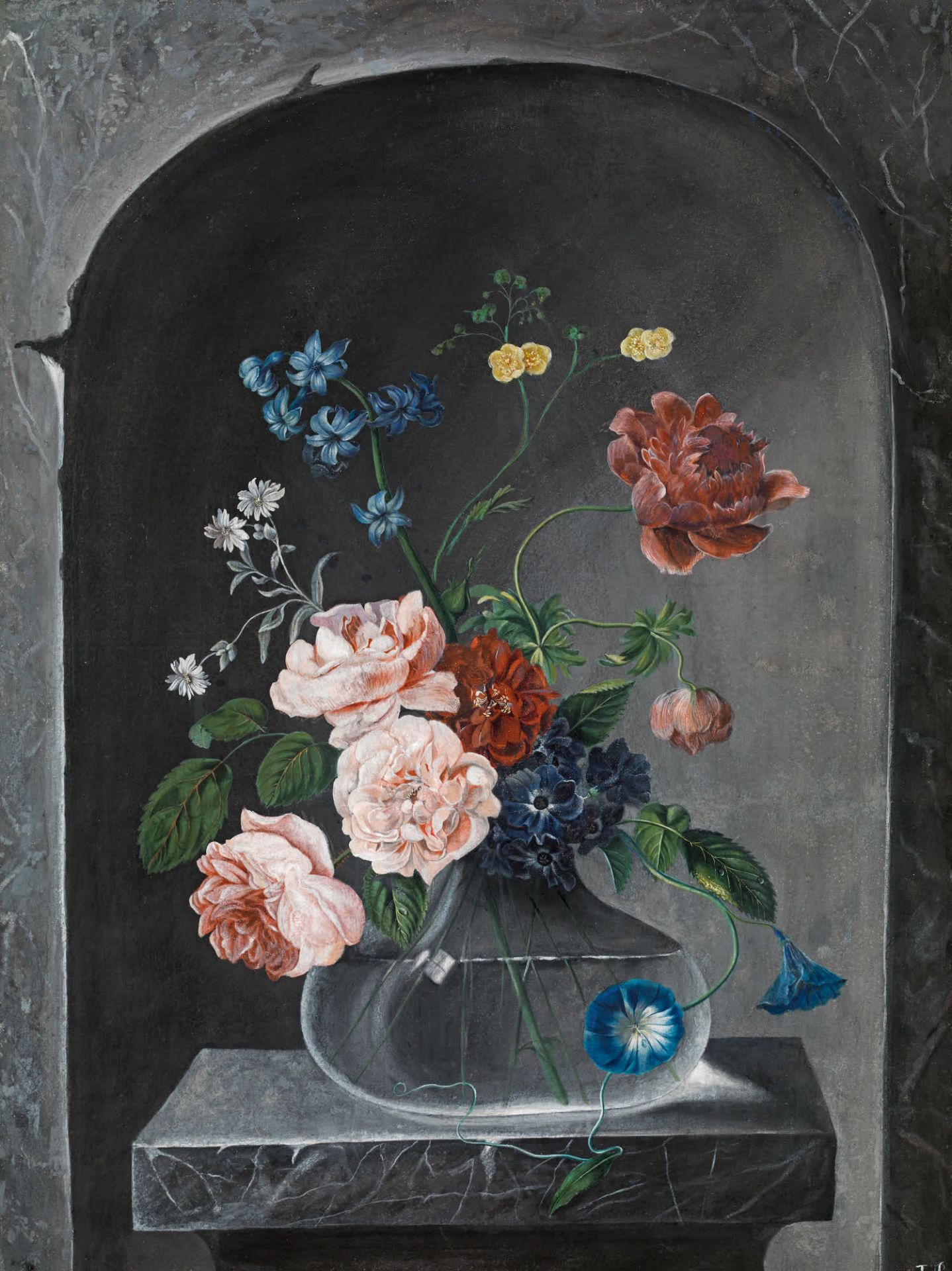 Circle of Franz Xaver Petter : Floral still life
