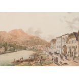 Thomas Ender: Die Esplanade in Bad Ischl