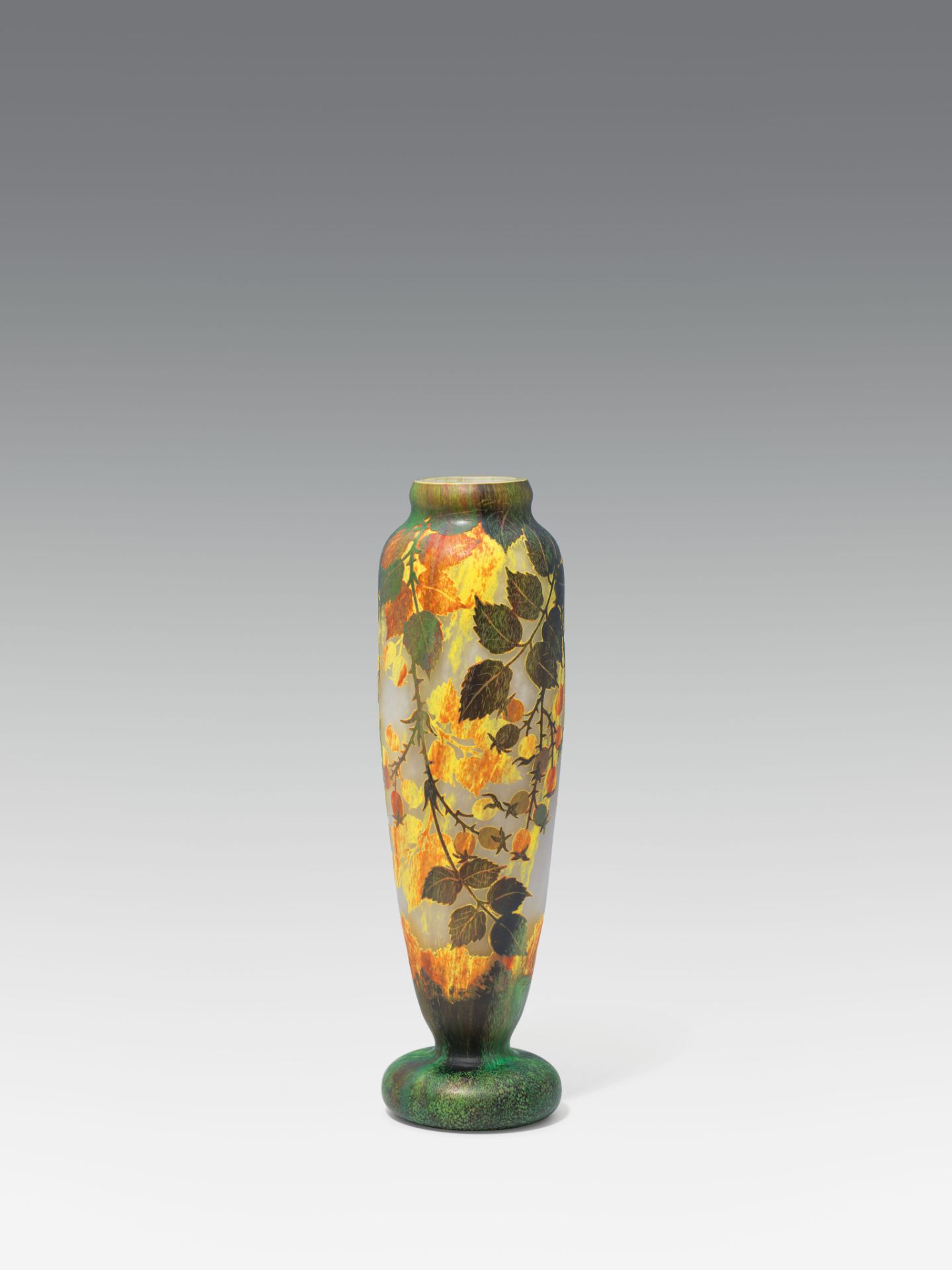 Daum Nancy: Vase "Églantier"