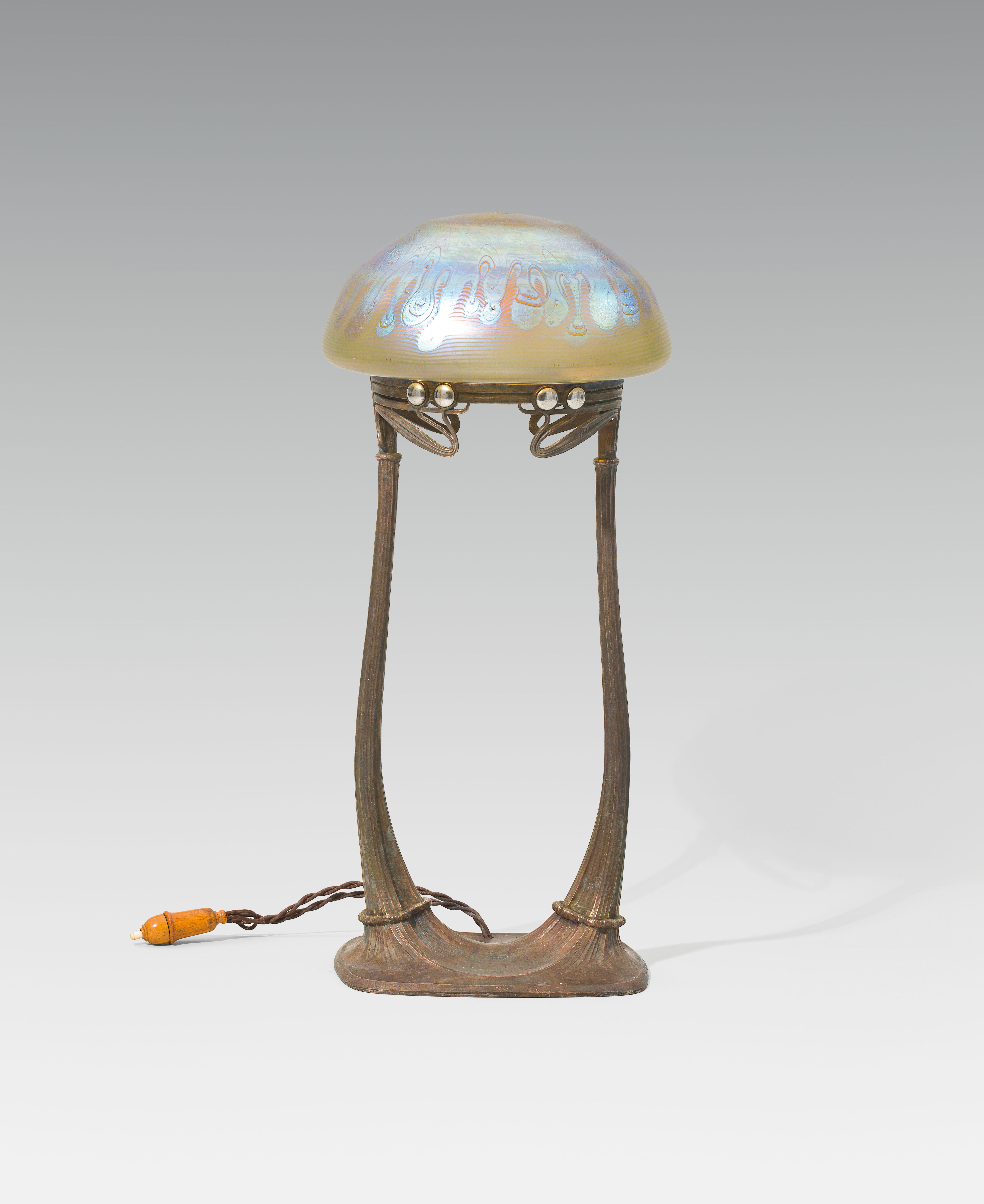 Gustav Gurschner and Johann Lötz Witwe: Table lamp