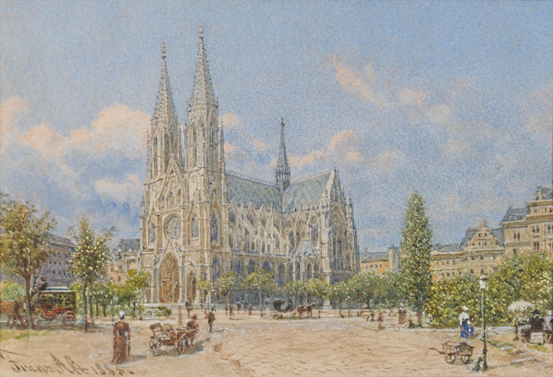 Franz Alt: Votivkirche in Wien