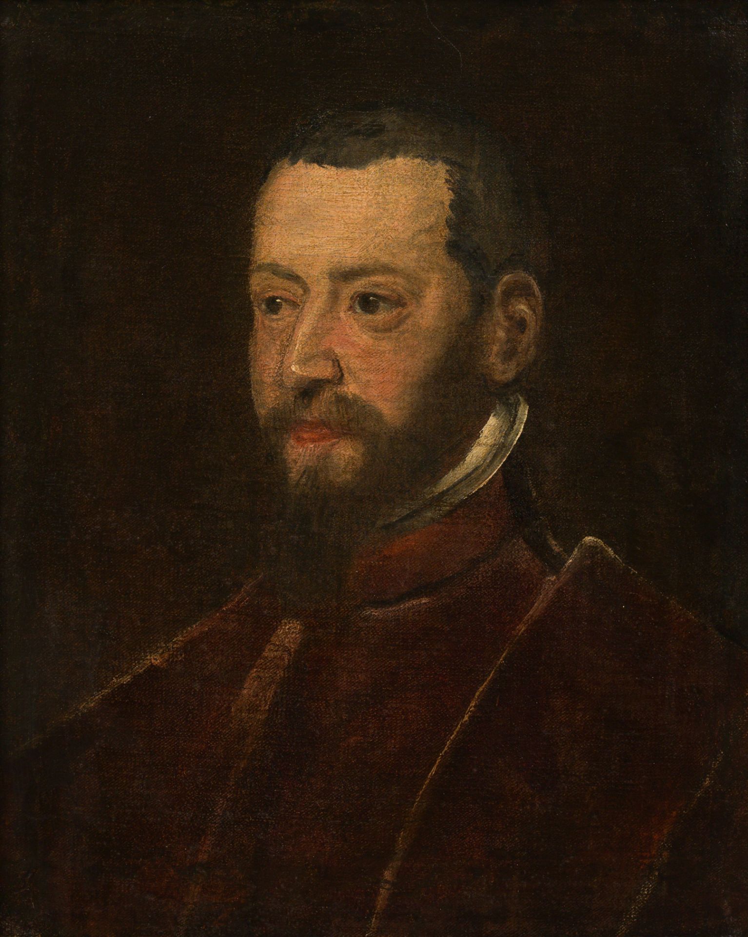 Studio of Jacopo Robusti, called Il Tintoretto : Portrait of a Venetian Procurator