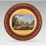 Plate "Lustschloss Gallitzin in Vienna"