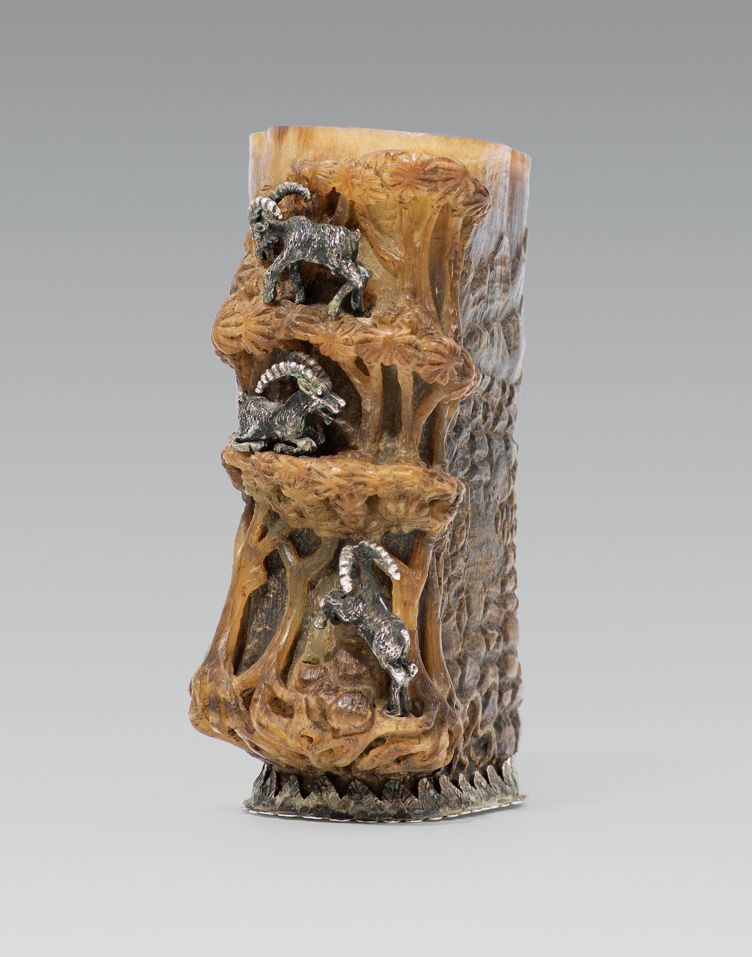 Ibex horn cup - Image 2 of 3