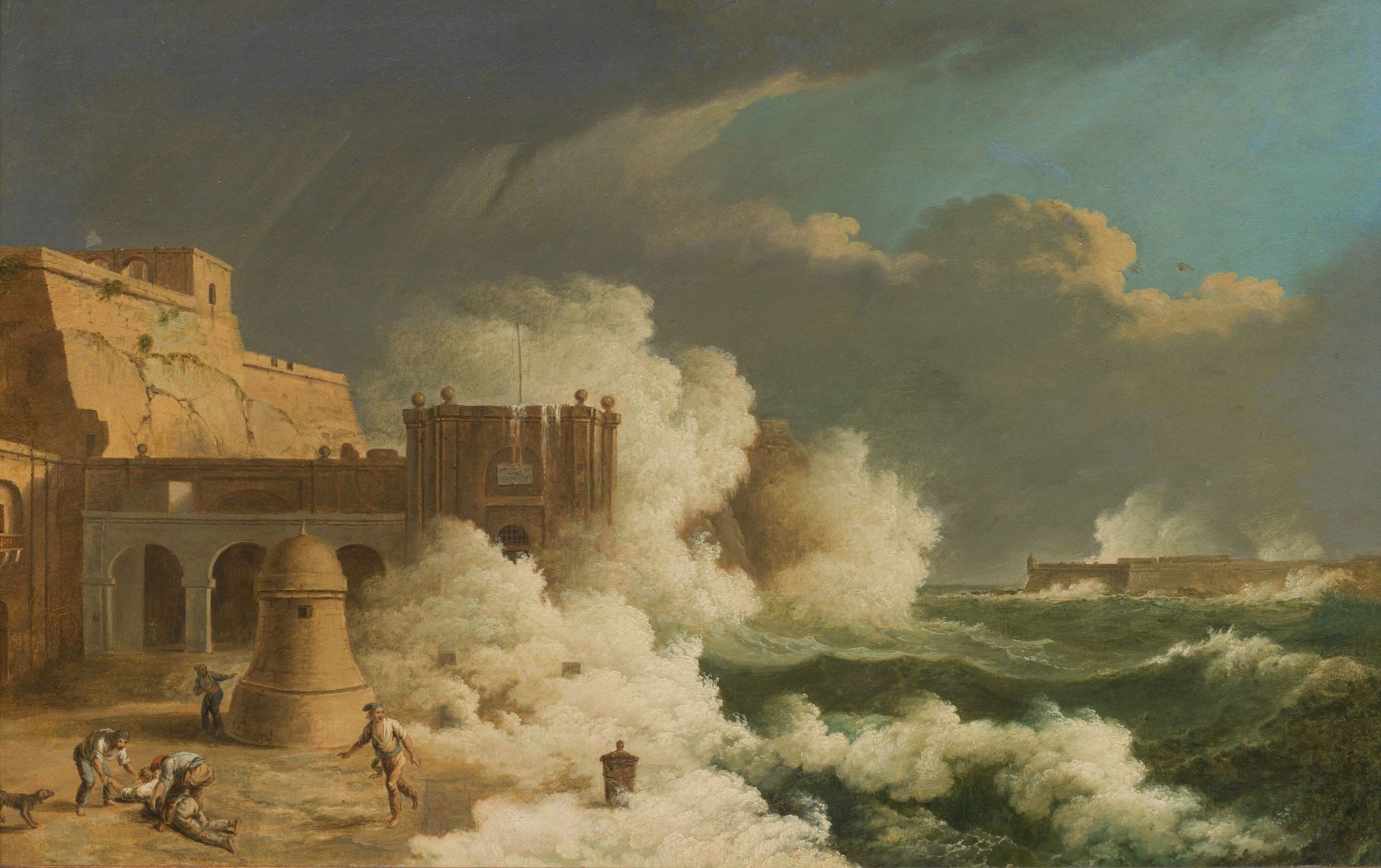 Artist of the 18th century: Coastal landscapes (counterparts)