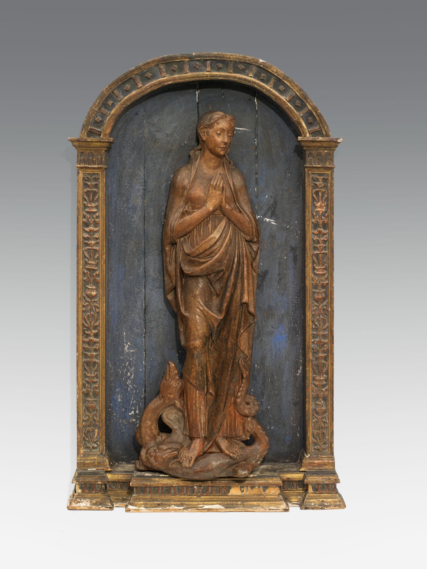 Saint Margarethe in Renaissance frame