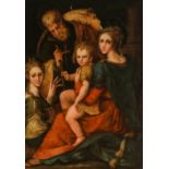Girolamo Francesco Mazzola, genannt il Parmigianino Nachfolger: Die mystische Vermählung der Hl. Kat