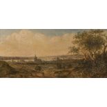 Anthonie J. van der Croos: Flusslandschaft mit Blick auf eine Stadt