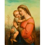 Hans Zatzka Umkreis: Madonna mit Kind