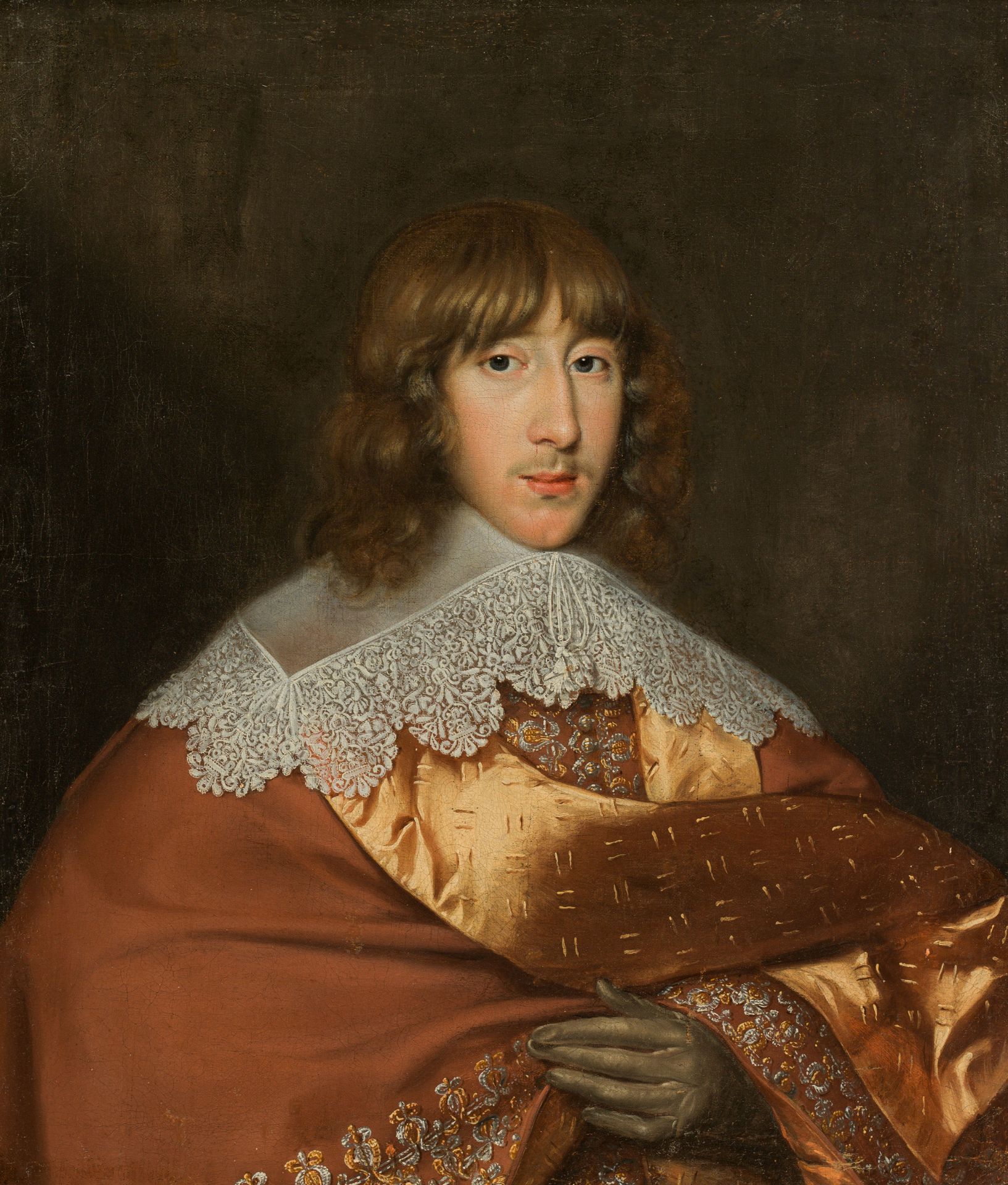 Circle of Anthonis van Dyck : Portrait of a young nobleman