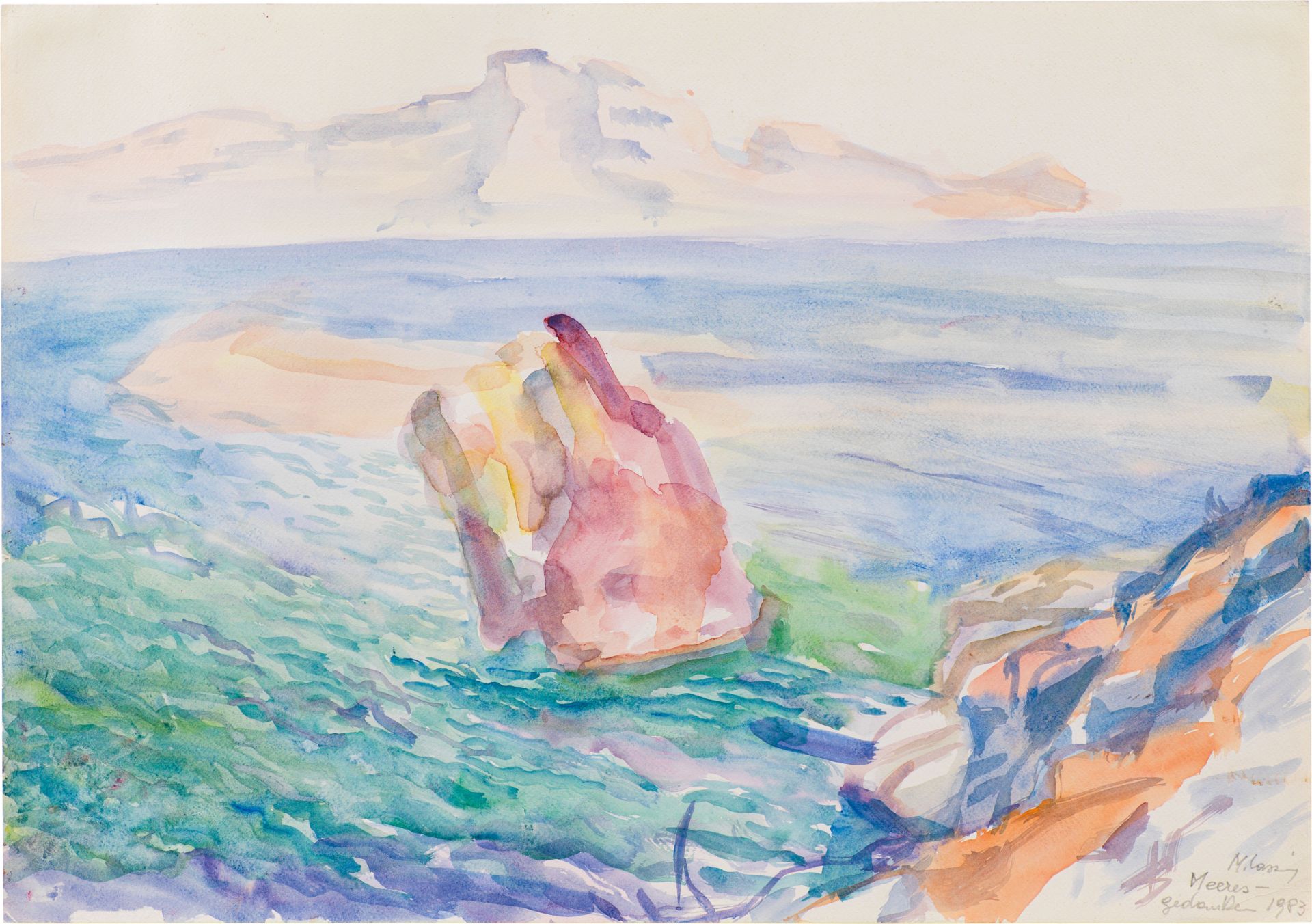 Maria Lassnig: Meeresgedanken