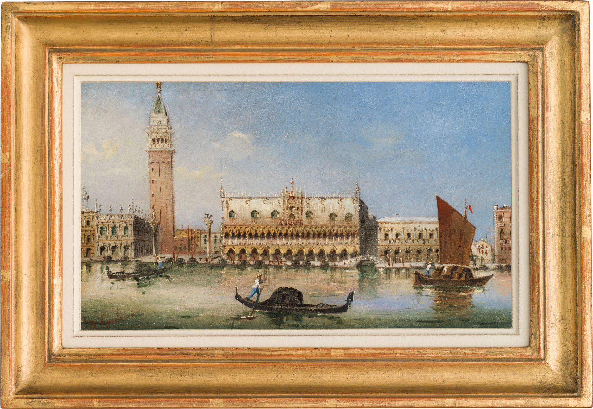 Marco Grubas: Venedig, Blick auf den Campanile und Dogenpalast - Bild 2 aus 2