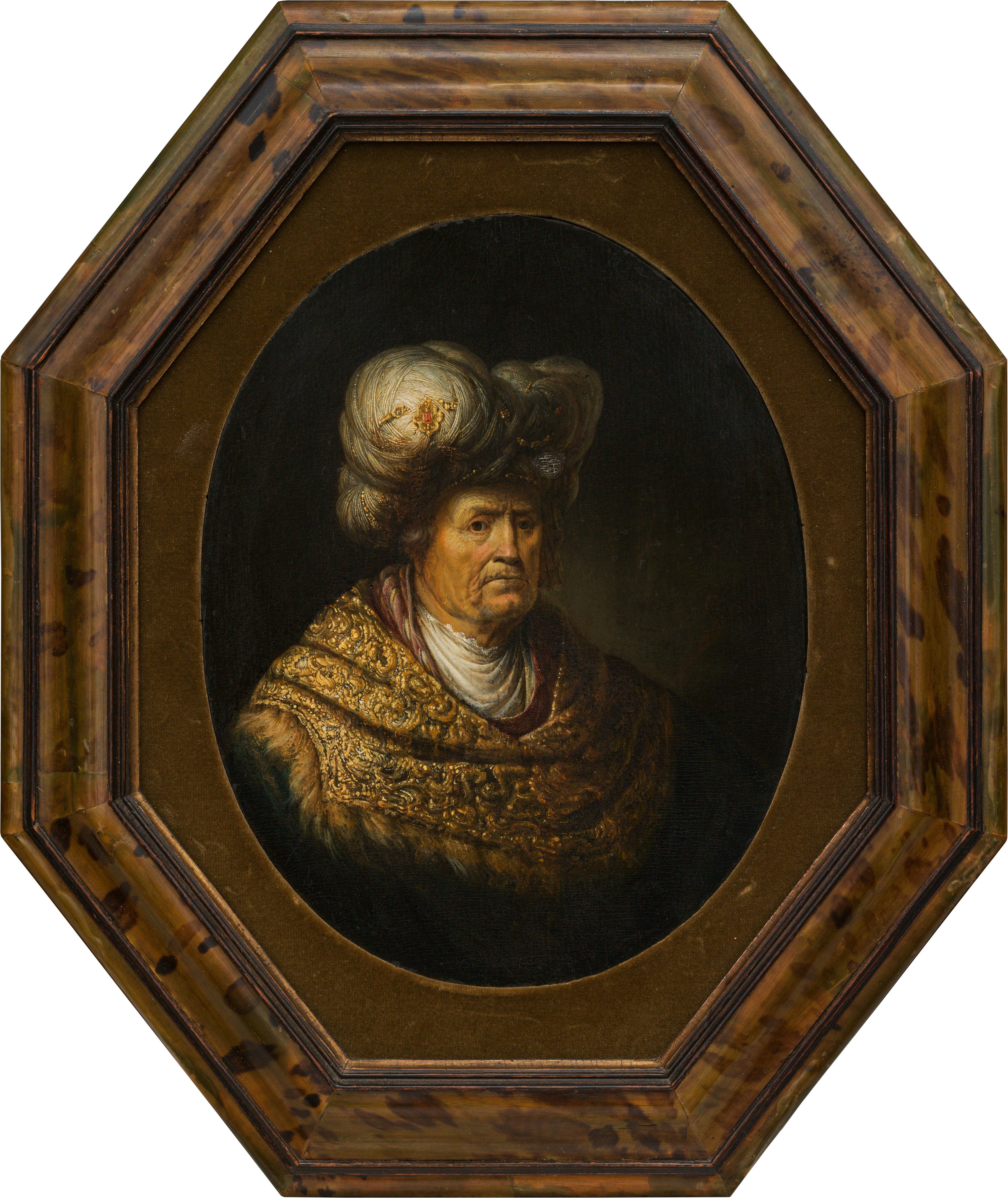 Jan Adriaensz. van Staveren: Portrait of a man with a turban - Image 2 of 2