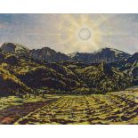 Karl Sterrer: Kärntner Gebirgslandschaft bei Sonnenaufgang