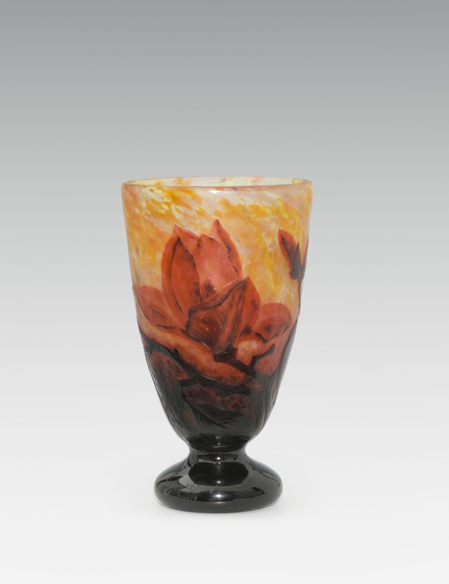 Daum Nancy: Vase "Magnolia"