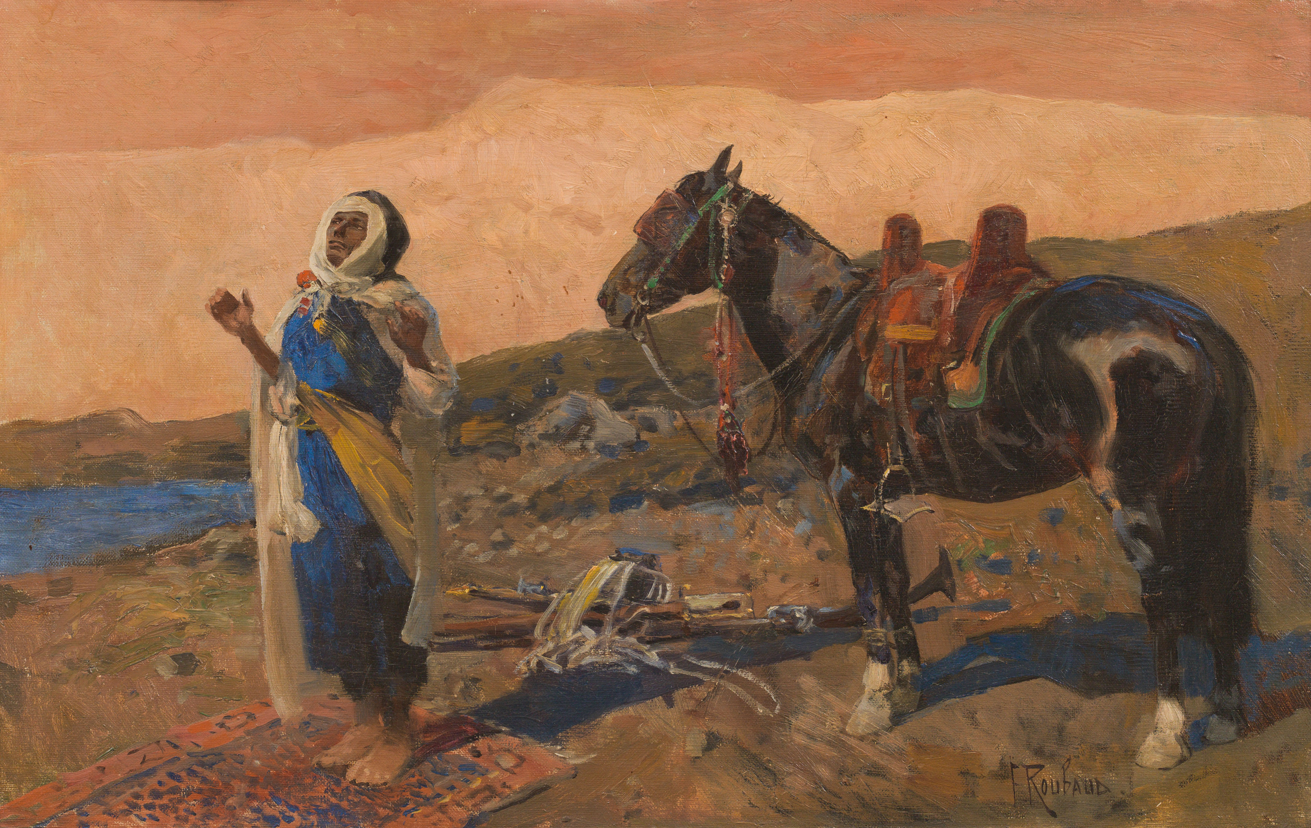 Franz Roubaud and studio: Prayer in the desert