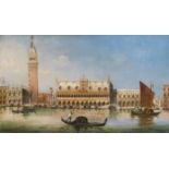 Marco Grubas: Venedig, Blick auf den Campanile und Dogenpalast