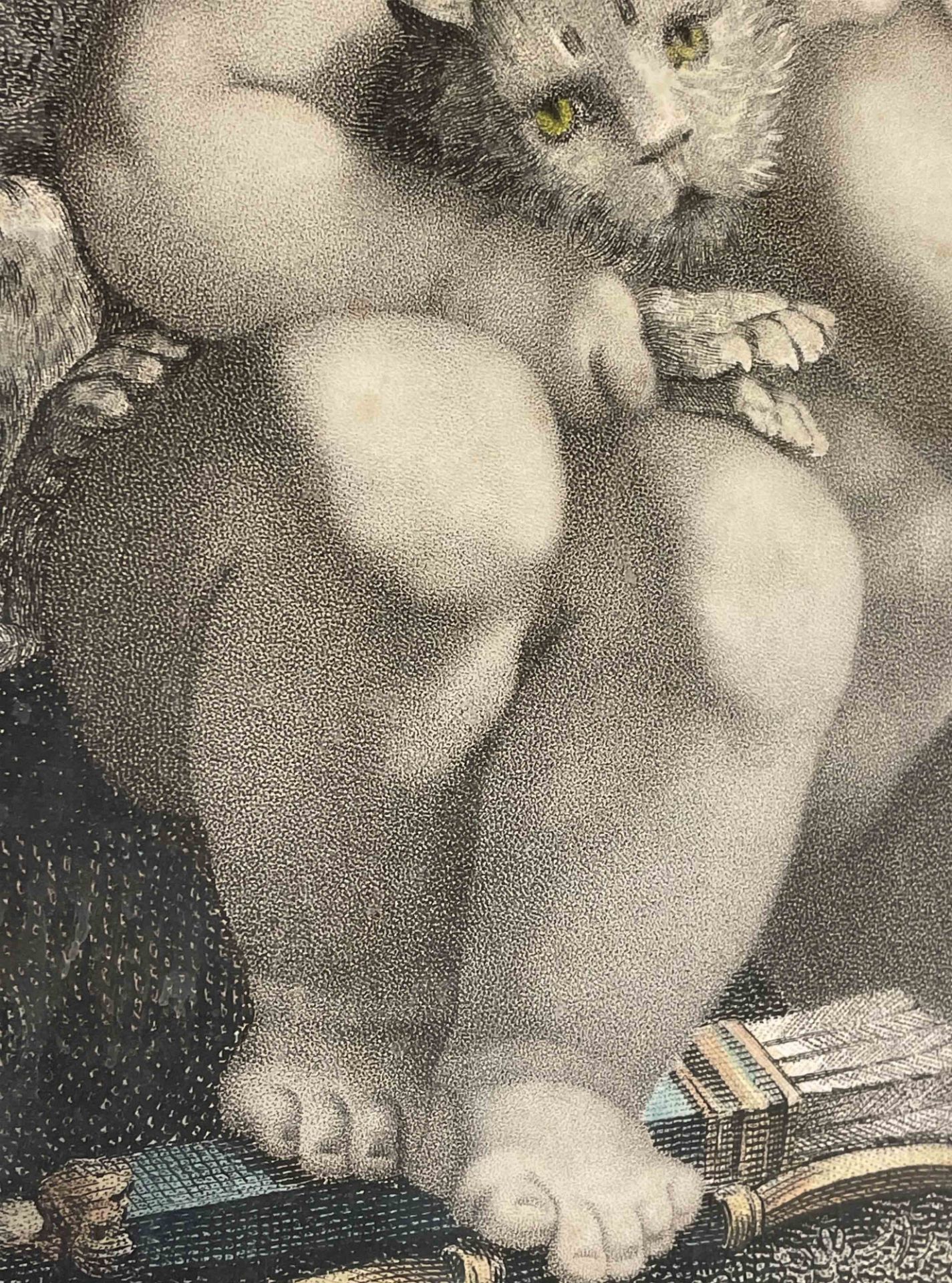 Pierre-Paul PRUD'HON (1758 - 1823). "Le coup de Patte du chat". - Bild 6 aus 10