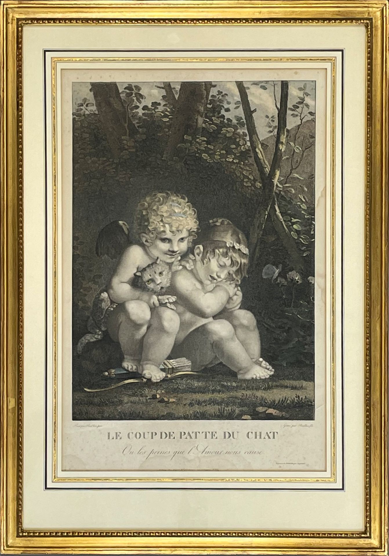 Pierre-Paul PRUD'HON (1758 - 1823). "Le coup de Patte du chat". - Bild 2 aus 10