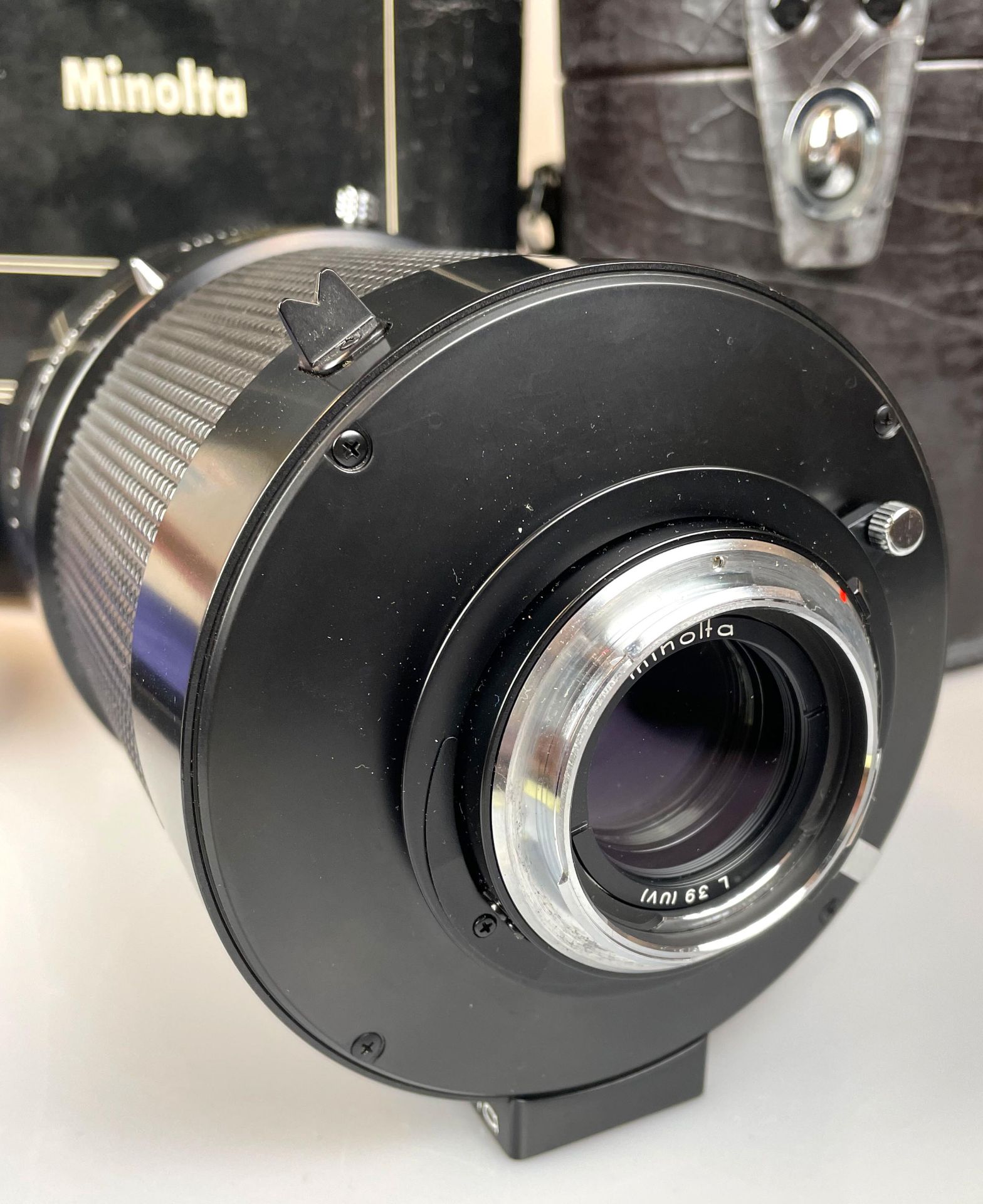 Seltene RF Rokkor-X Minolta MD 800/8 800mm f8 Spiegel Objektiv. - Image 4 of 9