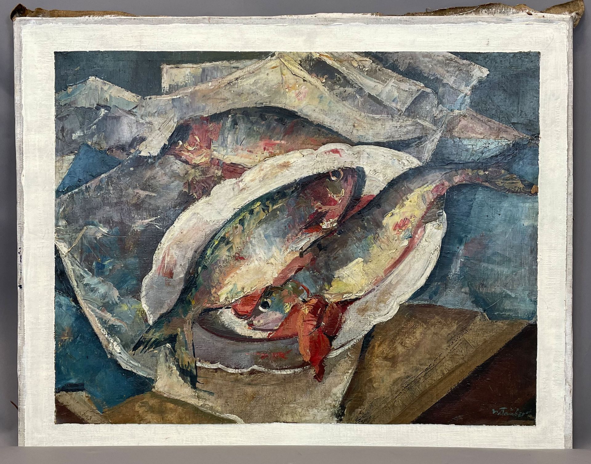 Wolfgang TAUBERT (1905 - 1990). Fischplatte. - Bild 2 aus 10