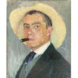 Johann VALETT (1888 - ca. 1961). Selbstportrait. "Johann Valett, Selbstbildnis."