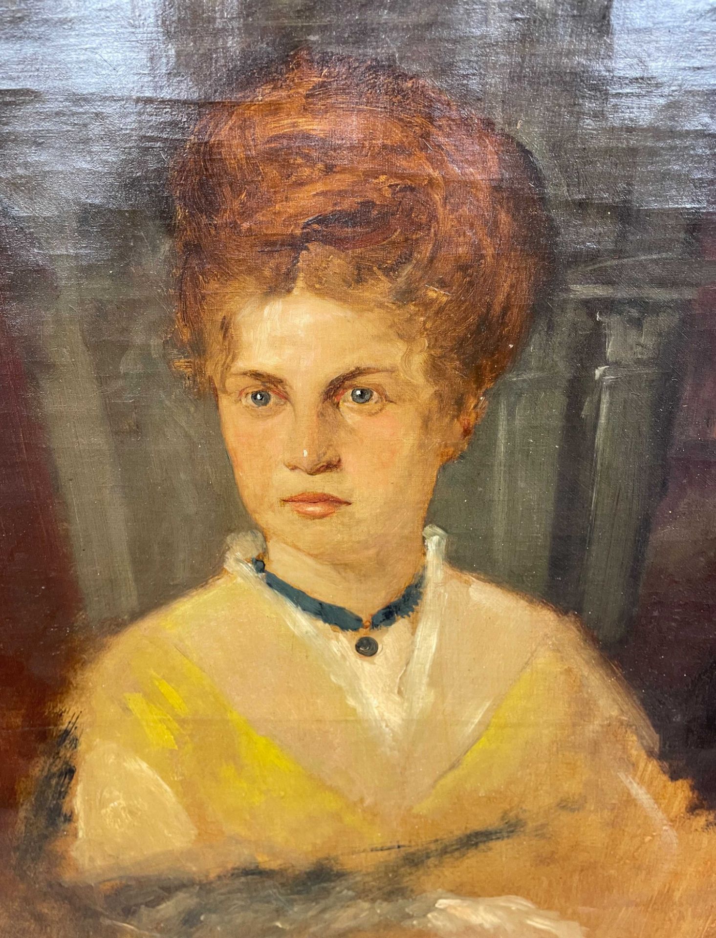 UNSIGNIERT (XIX - XX). Portrait einer Dame um 1900. - Bild 4 aus 8