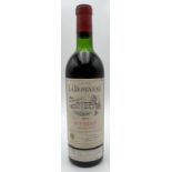 1 ganze Flasche "Chateau La Dominique" St. Emilion Grand Cru Classé. Frankreich, 1971.