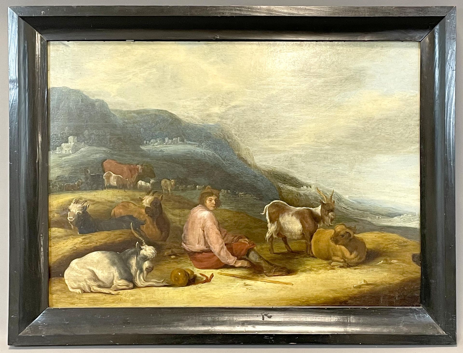 Philipp Peter ROOS (c. 1655 - 1706) zugeschrieben. Hirte in italienischer Landschaftsidylle. - Bild 2 aus 10