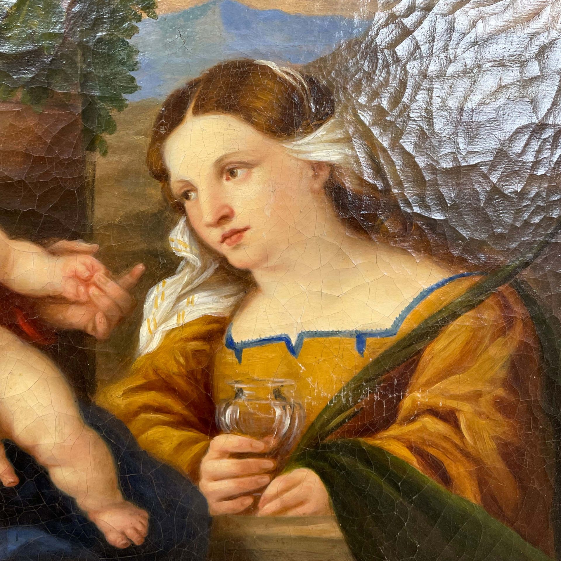 UNSIGNIERT (XVII - XVIII). Heilige Maria mit Kind und Maria Magdalena. - Bild 6 aus 13