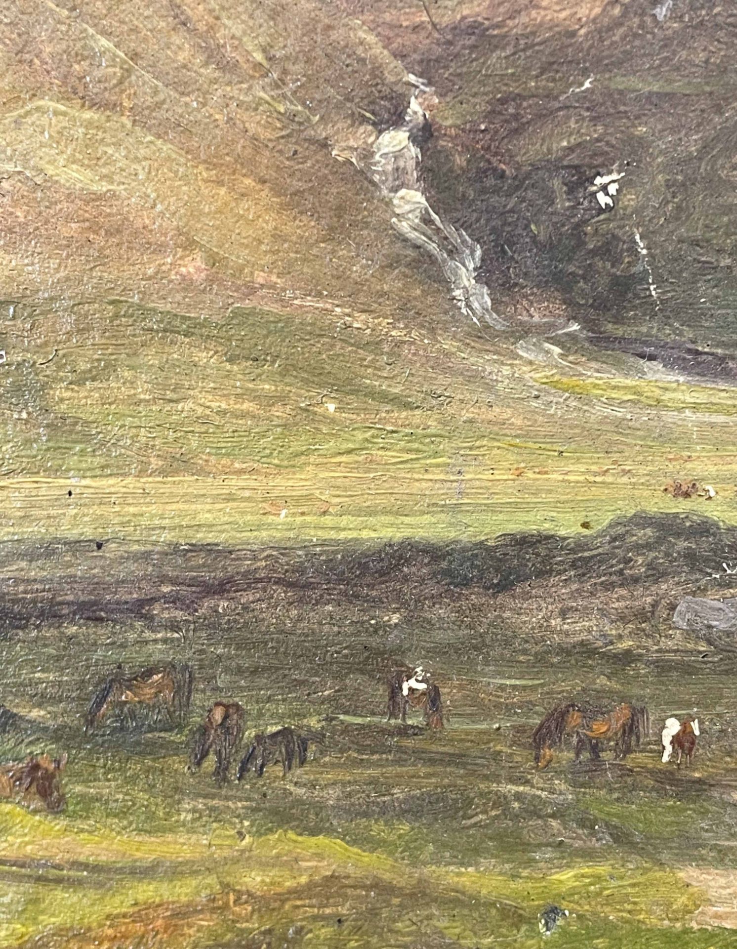 Friedrich LOOS (1797 - 1890). Blick in ein alpines Tal. - Bild 7 aus 8