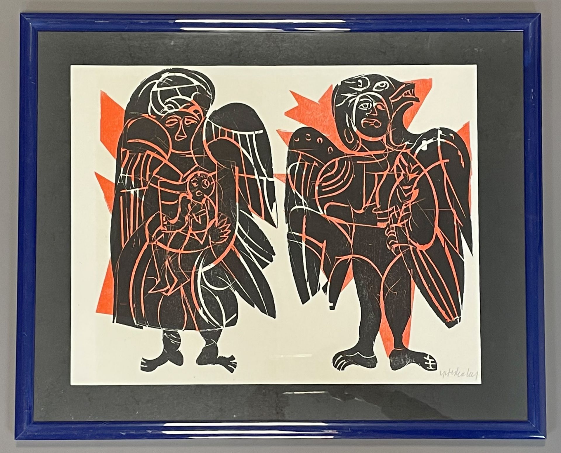 HAP GRIESHABER (1909 - 1981). Zwei Engel. - Image 2 of 9