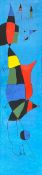 UNSIGNIERT (XX). Surrealistische Personendarstellung in der Art von Joan Miro.