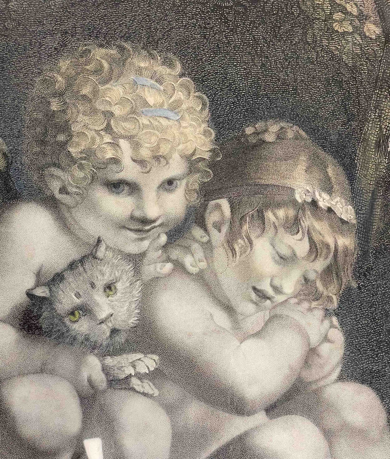Pierre-Paul PRUD'HON (1758 - 1823). "Le coup de Patte du chat". - Bild 5 aus 10