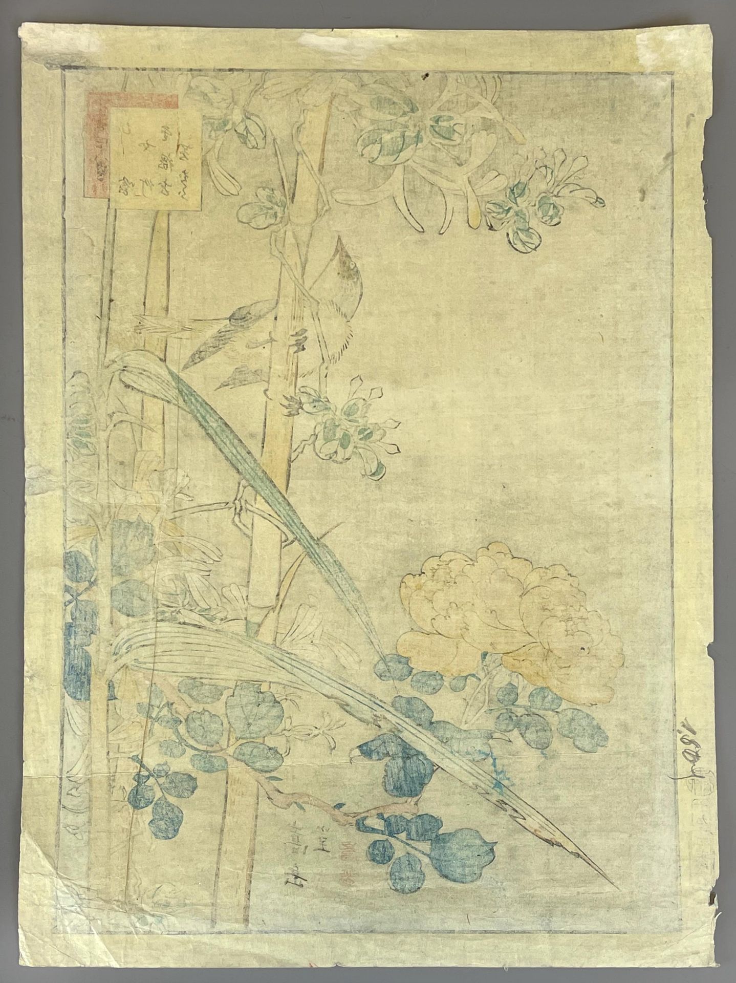 Nakayama SUGAKUDO (XIX). ''Bamboo, Sleeping Beauty'' 1859. 19 / 48. - Image 9 of 11