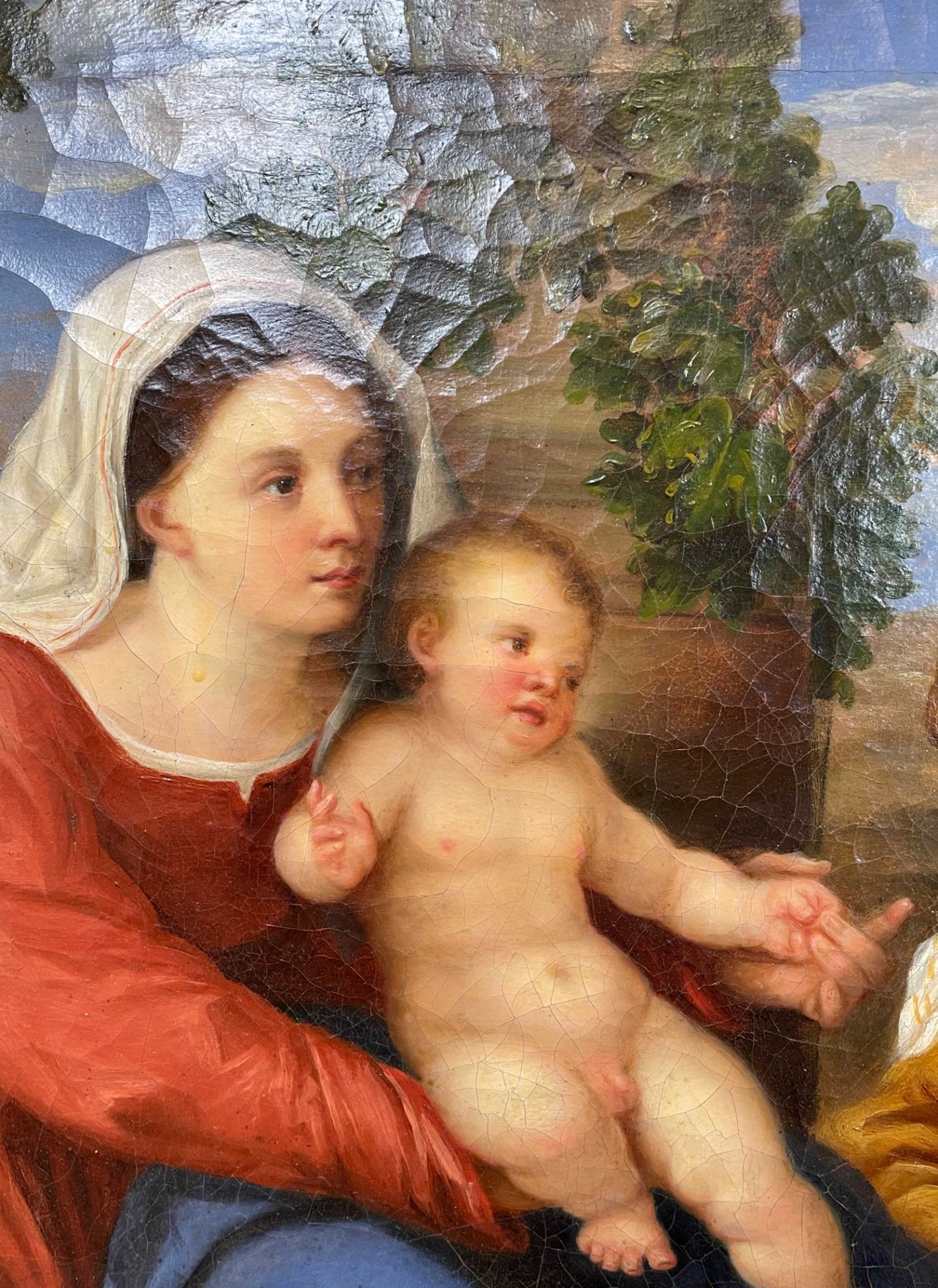 UNSIGNIERT (XVII - XVIII). Heilige Maria mit Kind und Maria Magdalena. - Bild 7 aus 13