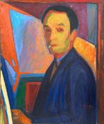 Antoine SERRA (1908 - 1995). Selbstportrait.