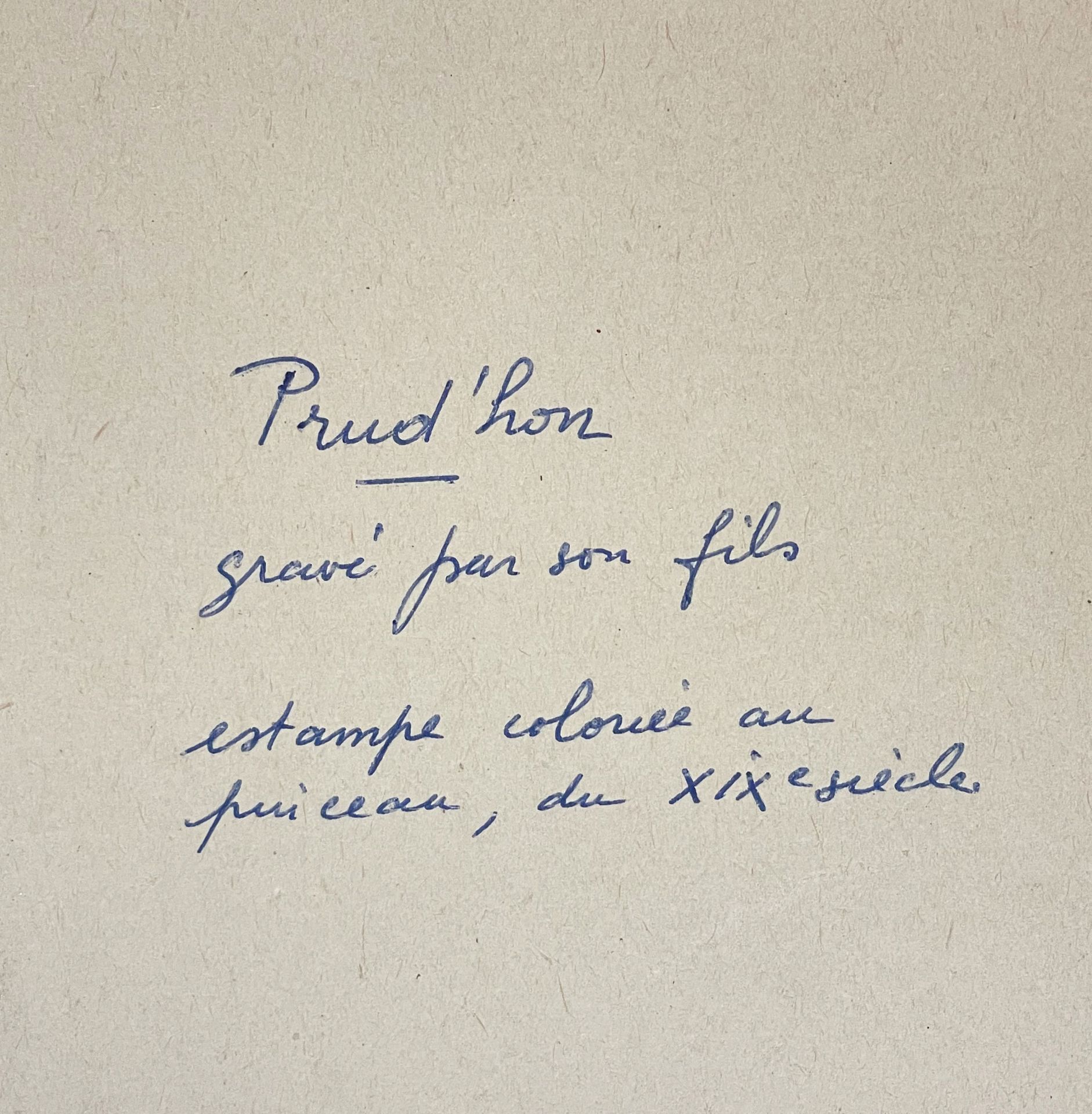 Pierre-Paul PRUD'HON (1758 - 1823). "Le coup de Patte du chat". - Bild 10 aus 10