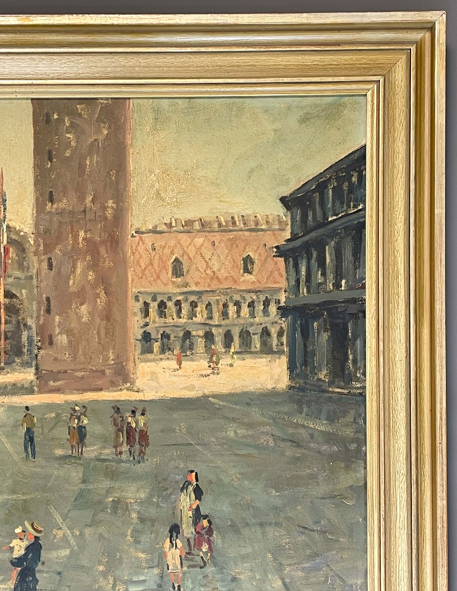 MONOGRAMMIST (XIX - XX). Wohl Münchner Schule. Markusplatz in Venedig. - Bild 7 aus 13