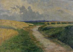 Förster, Berthold Paul (Westerau 1851 - 1925, Weimarer Impressionist, prägte die "Weimarer Malersch