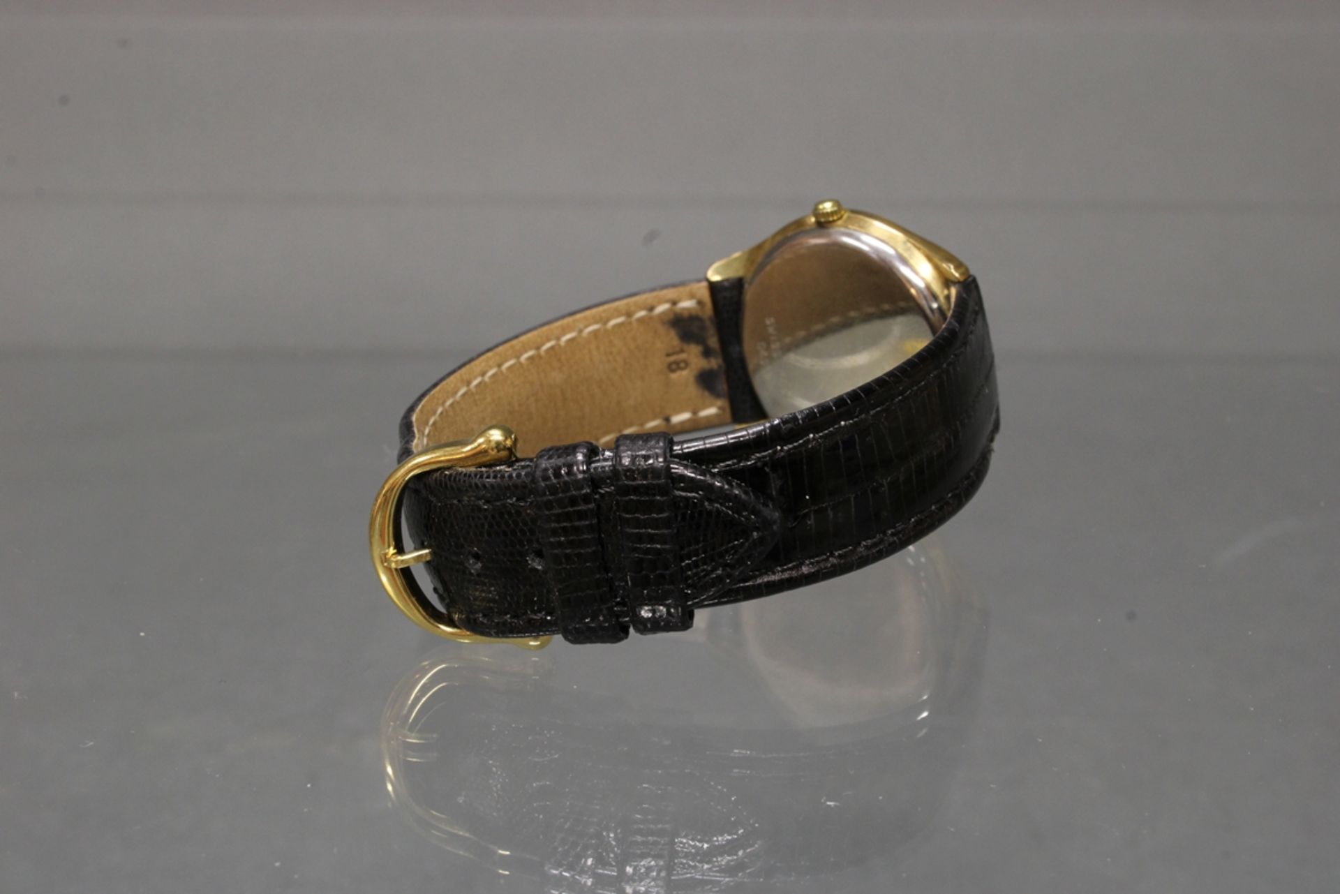 Herrenarmbanduhr, Maurice Lacroix, Classic Collection, Handaufzug, Stahlgehäuse, teils vergoldet, G - Bild 4 aus 4