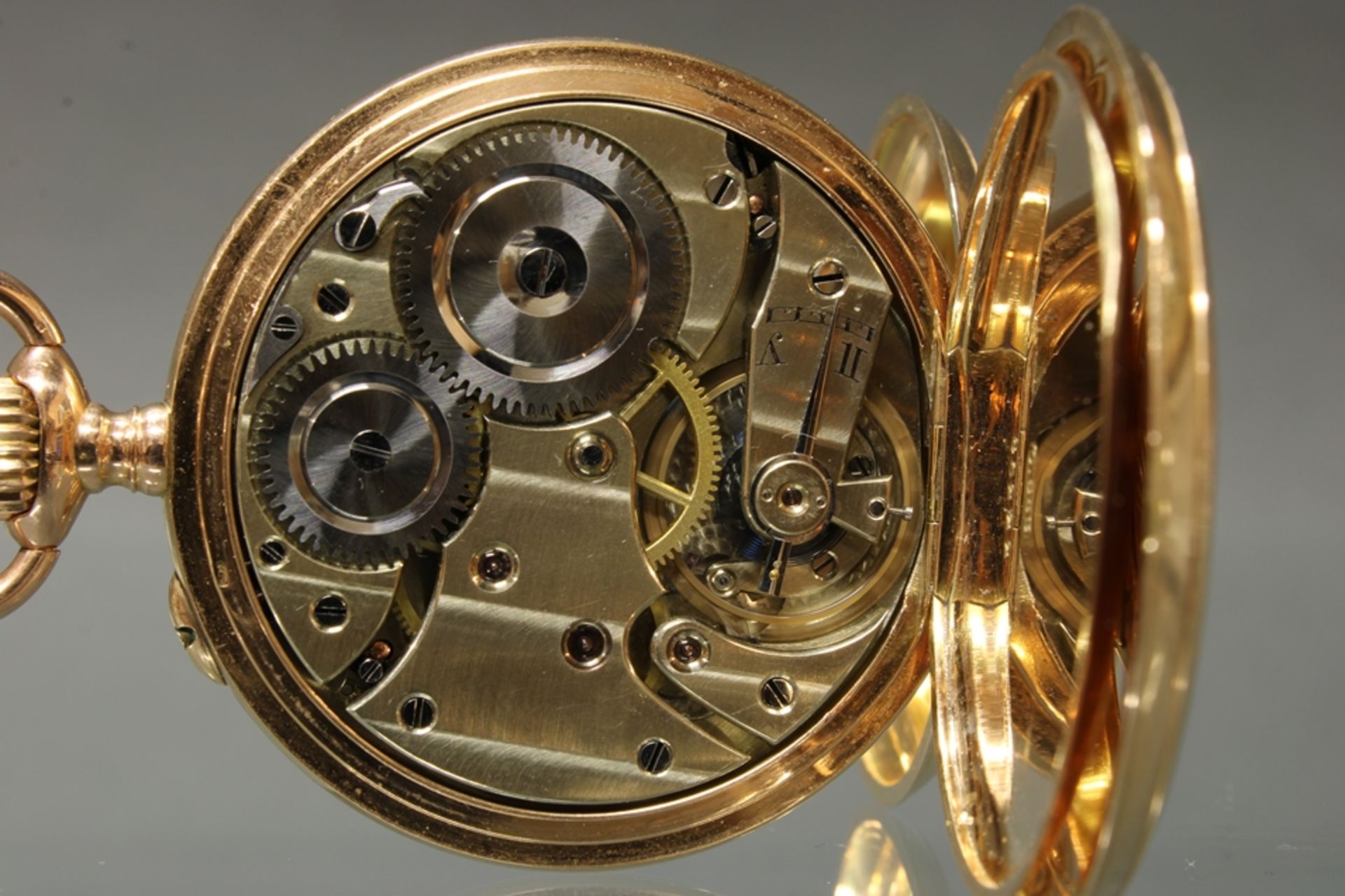 Herrentaschenuhr, Savonette, Russland, um 1900, Geschenkuhr des Zaren Nikolaus II, Uhrmacher Pavel  - Bild 3 aus 6