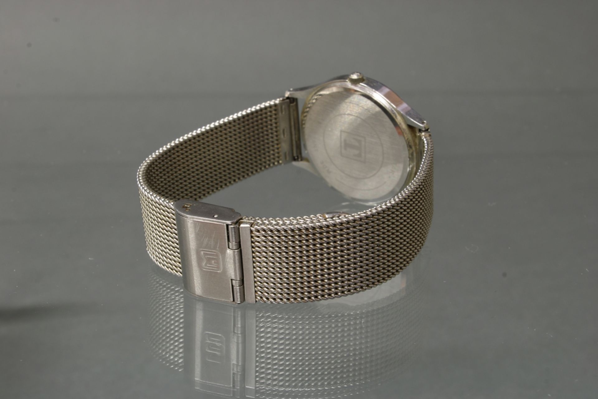 Herrenarmbanduhr, Tissot, Modell Seastar, Stahl, Quarz, weißes Zifferblatt, arabische Stundenziffer - Image 4 of 4