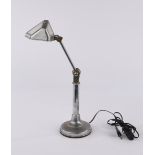 Schreibtischlampe, "Pirouett Nice", Art Deco, Frankreich, 1930er Jahre, verchromtes Metallgestell,