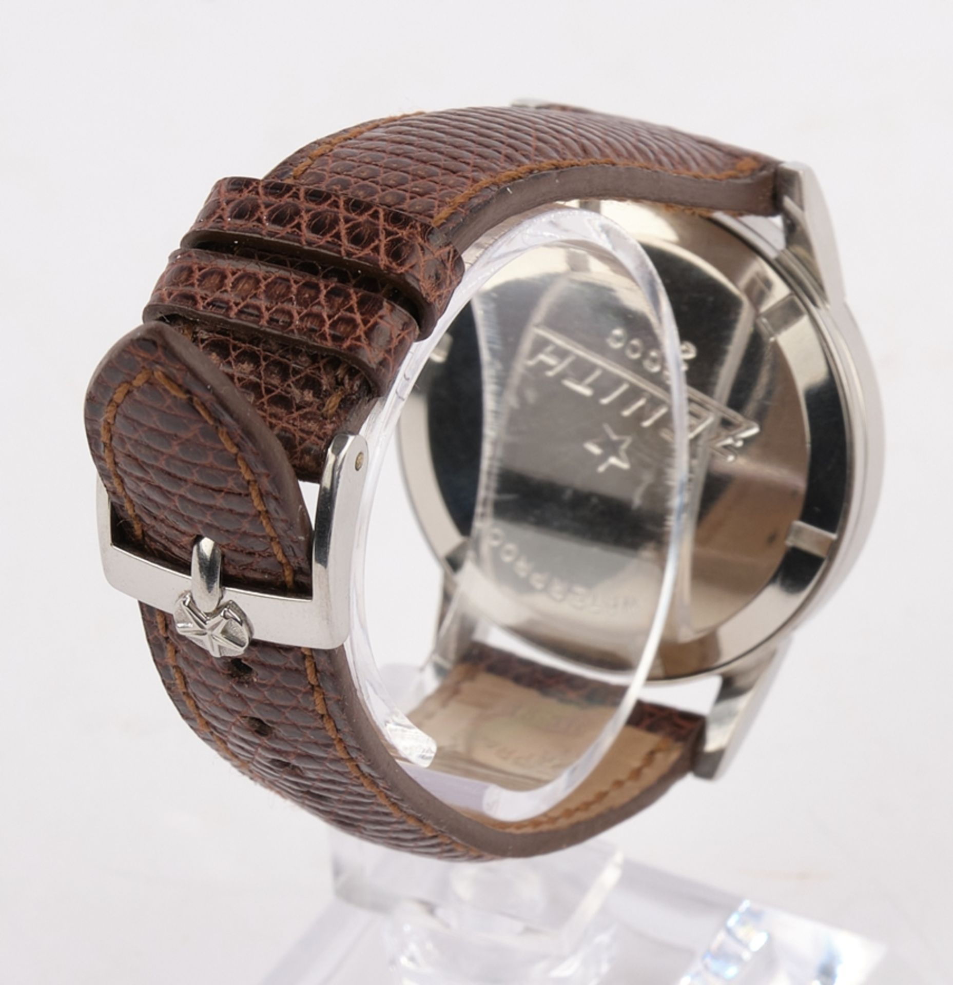 Armbanduhr Zenith 2000 Chronometer, Schweiz, 1960er Jahre, wohl Cal. 135, Handaufzug, neuwertiges b - Image 7 of 7