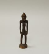 Figur, weiblich, Senufo, Burkina Faso/Elfenbeinküste, Afrika, Holz, 18 cm hoch.