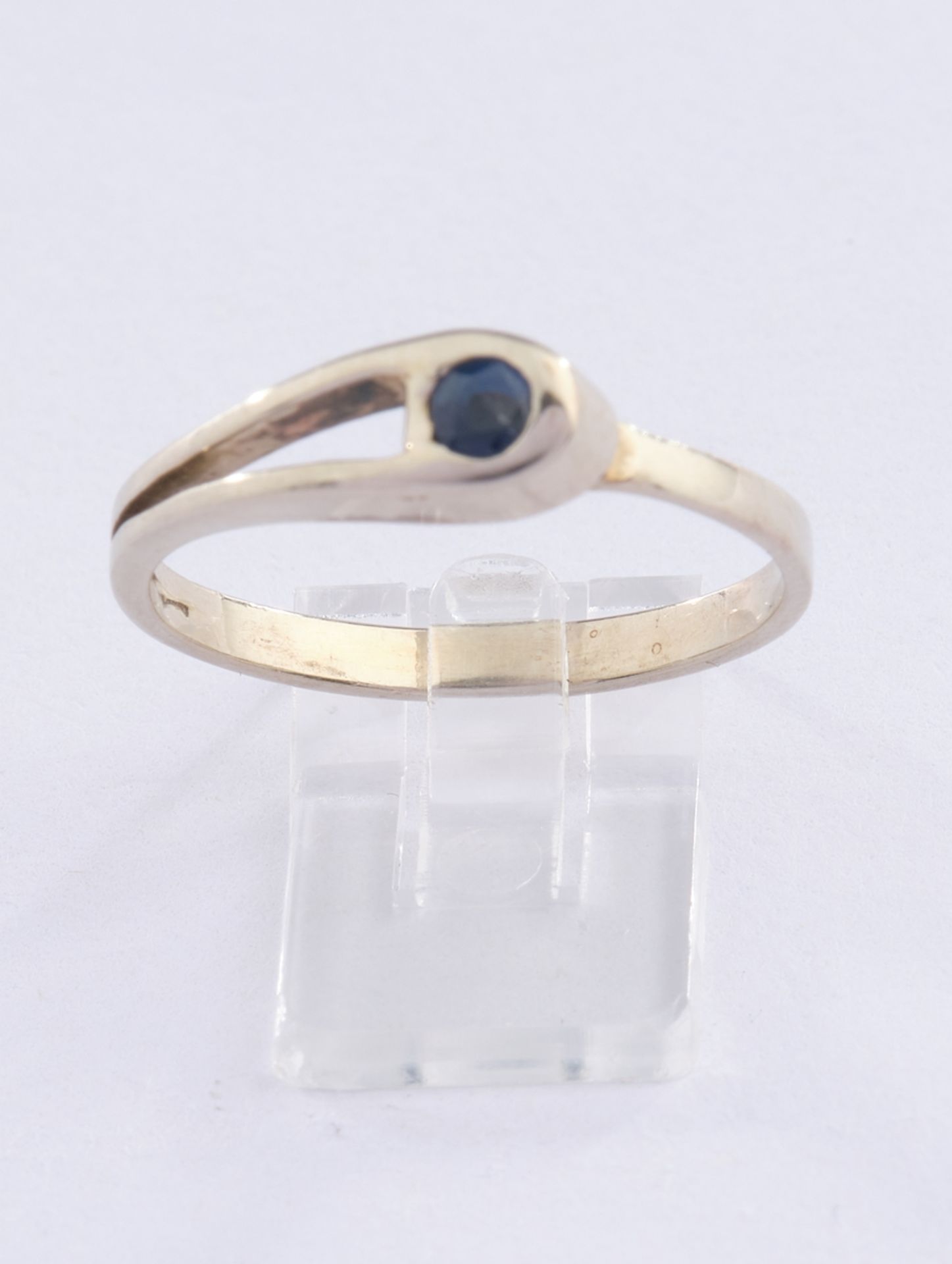 Ring, GG 585, Saphir, 2.2 g, RM 17.5 - Image 2 of 3